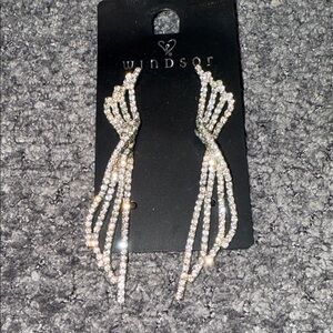 Windsor Shimmering Silver and Gold Earrings